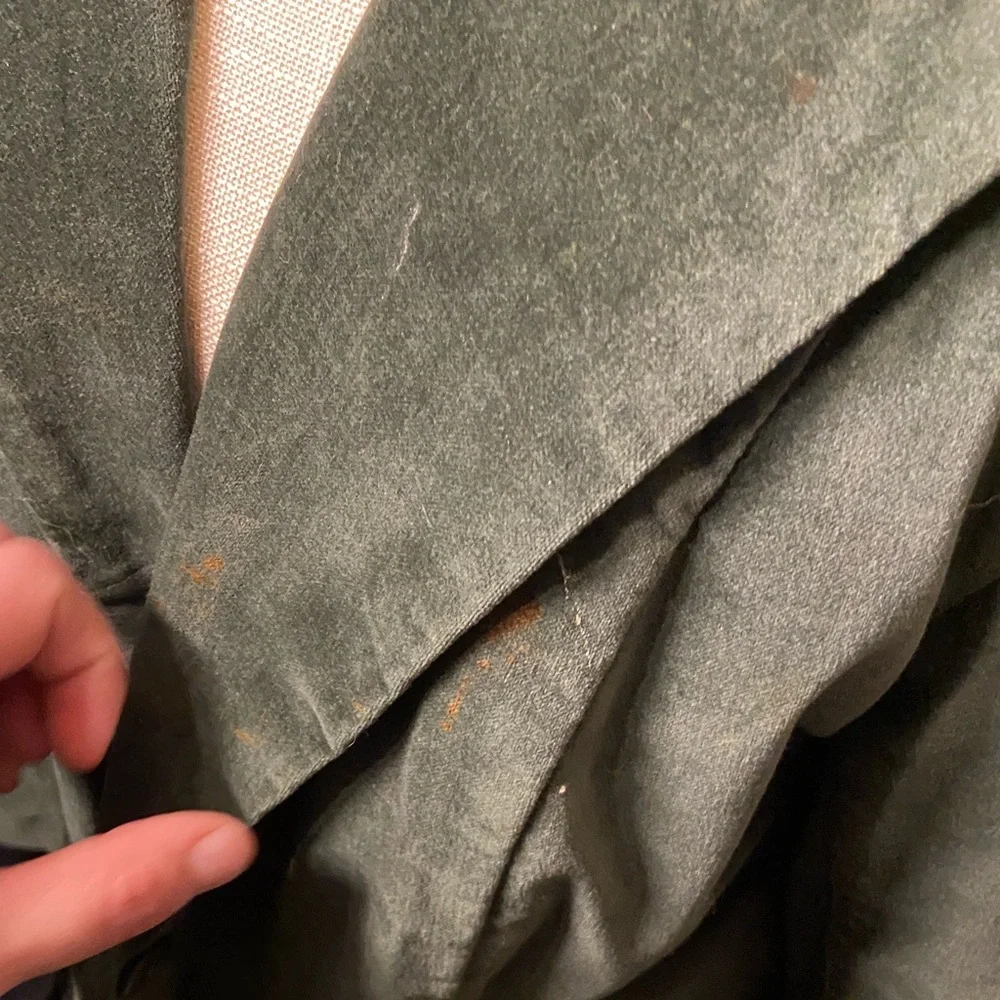 Denim&Co Dark Green Velvet Blazer Jacket - Picture 3 of 11